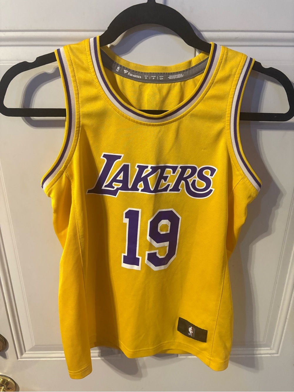 Fanatics Lakers Monroe #19 basketball jersey. Youth Small. Very good condition